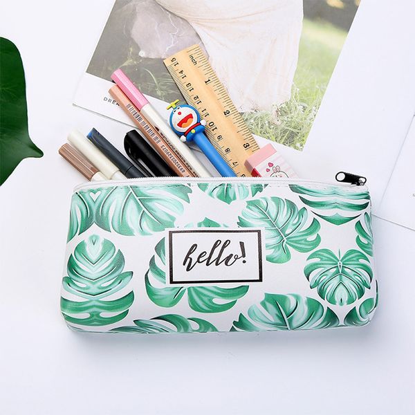 

student pen pouch pencil bag large capacity simple fresh and waterproof