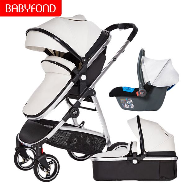 

baby stroller high landscape light can sit reclining folding two-way baby newborn stroller