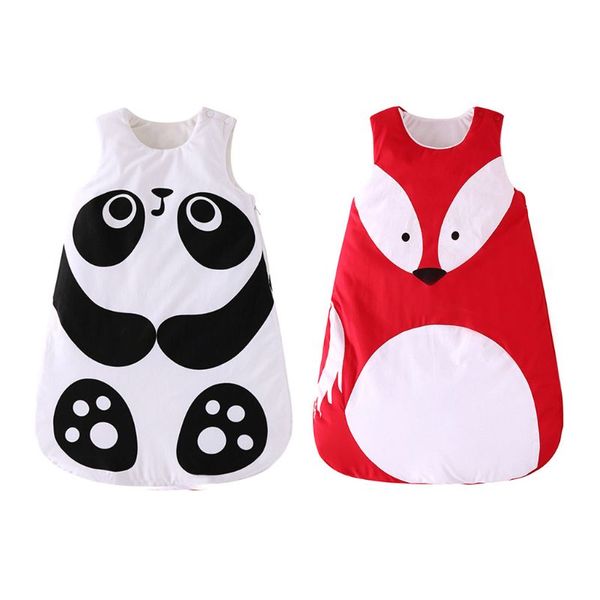 

panda shape baby sleeping bag cotton anti-kick sleepsacks winter infant pajamas new