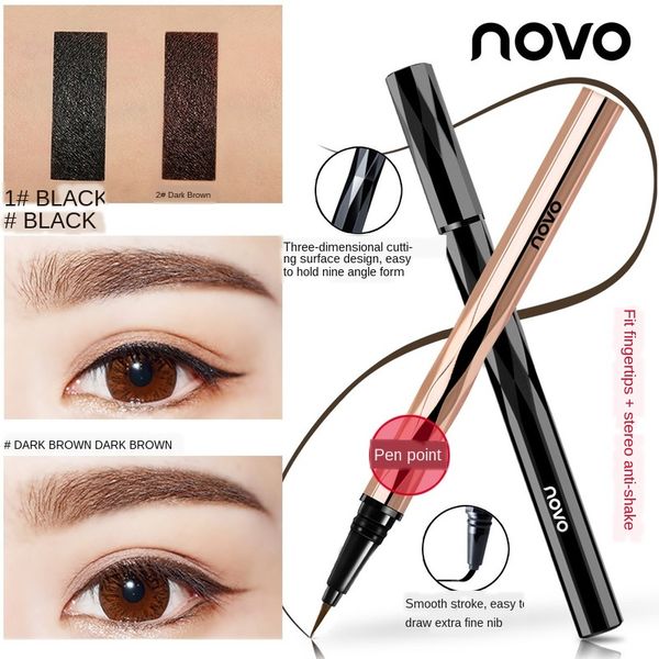 

eyeliner lasting liquid brown big eyes set makeup waterproof not smudged hard