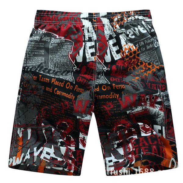 

days pullen genuine product beach shorts men's sports quick-dry shorts casual home pants men's 1523 #, White;black