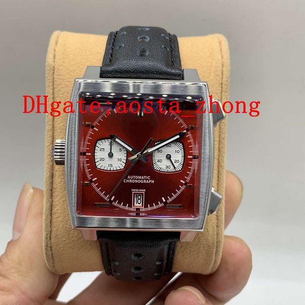 

fashionable men's watch with vk quartz automatic watch timing precision men's satch fashion watch 39mm, Slivery;brown