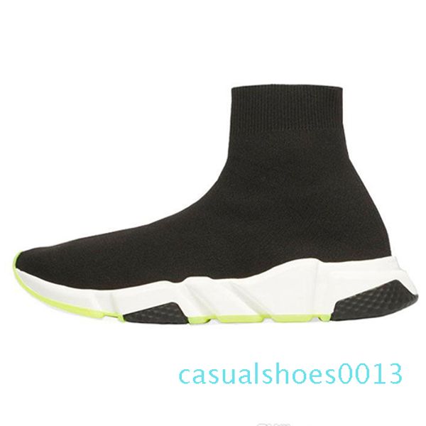 

2019 paris luxury men women sock shoes black white red designer shoes high casual shoes trainer fashion boots sport sneakers 36-45 c13