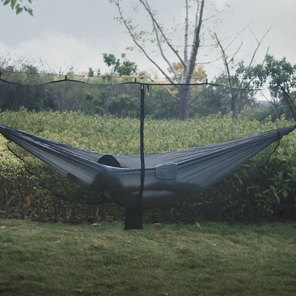 

newly portable double person hammock mosquito net for camping garden hunting travel xsd88