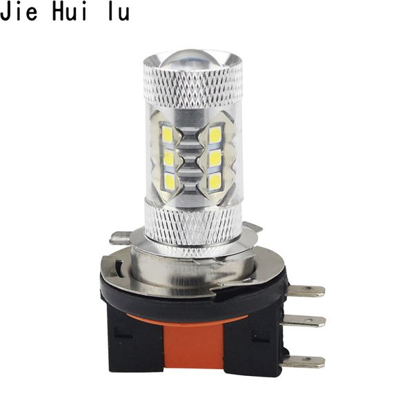 

1 пара h15 led автомобиль противотуманная фара 3030 16 led высокой мощности белый 6000k лампы для авто внешний противотуманный свет фары лам