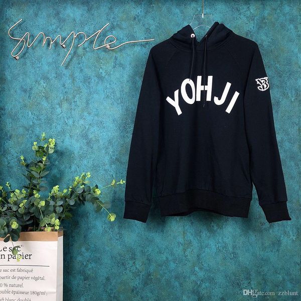 

алмаз ван письмо логотип свитер с капюшоном большая деталь качество preferred1122334, Black