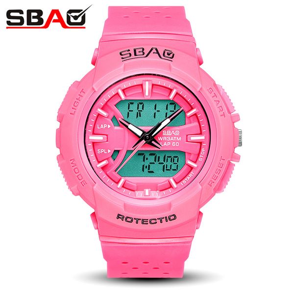 

2019 new card home western european women's electronic watch students korean-style multi-functional water-resistant sports