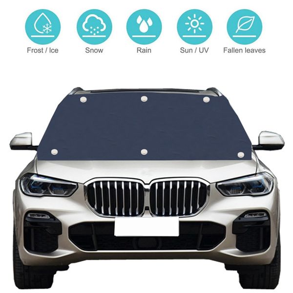 

universal magnetic car cover car windshield cover winter snow ice dust sun shade protector waterproof auto accessories