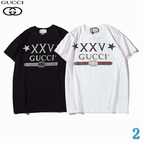 

mens casual designer t-shirt summer brand t-shirts couple short sleeves shirt brand letter printed mens solid tees size s-2xl 2, White;black