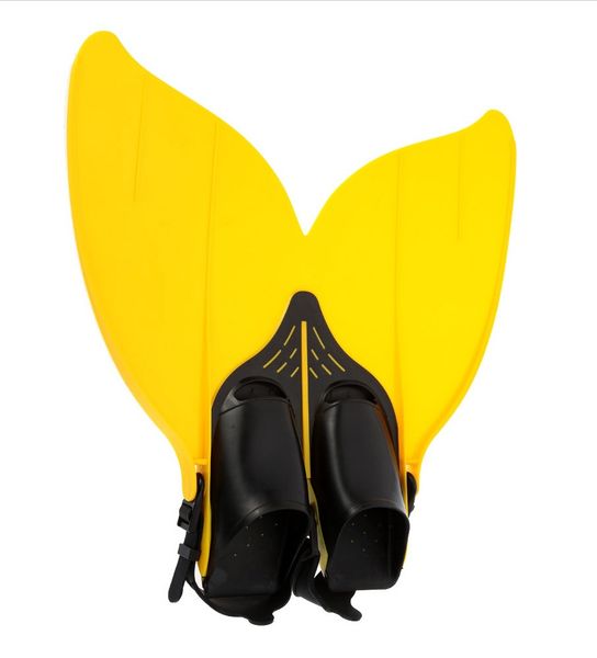 

2 color swimming fins training flipper mermaid swim fin swimming foot flipper diving feet tail single swimming fins