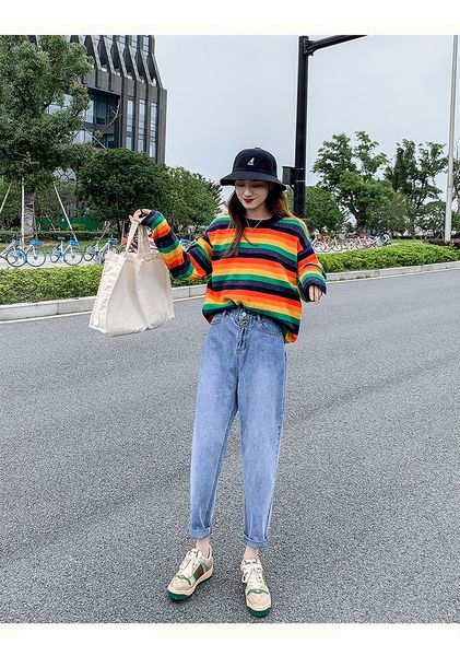 

черника женский темперамент эластичный пояс джинсы кисточки straight, Blue