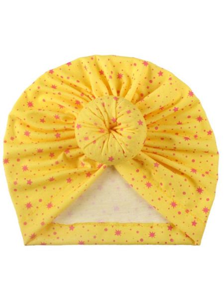 

6 color toddler infant baby kids cotton turban knot ear hat head wrap headband, Slivery;white