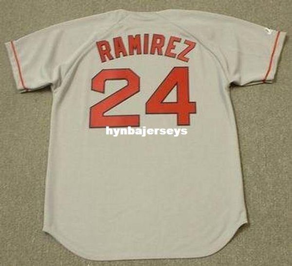 

custom manny ramirez stitched 2004 majestic vintage away baseball jersey retro mens jerseys shirt, Blue;black