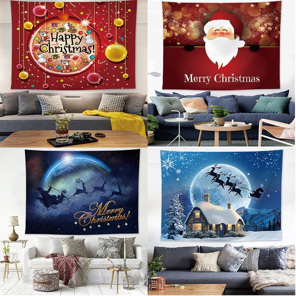 

christmas tapestry printed hanging cloth background cloth ins wall covering tapestry foreign trade beach towel beach sit blanket wholesa