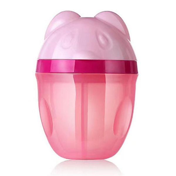

3 grid travel cute baby milk dispenser well sealing large capacity practical hygienic rotate storage box feeding