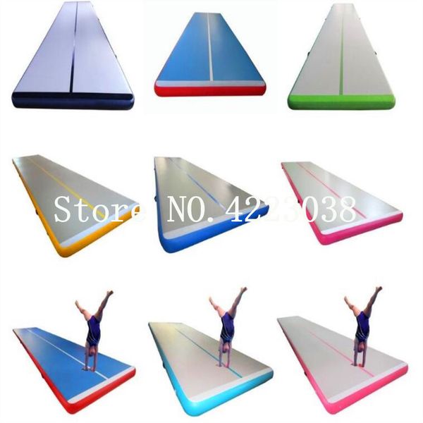 

5*1*0.1m inflatable track gymnastics mattress gym tumble airtrack floor yoga olympics tumbling wrestling yogo electric pump
