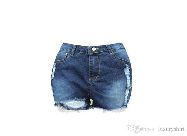 

плюс размер женщины короткие джинсы hole сыпучие sexy джинсовой одежды zipper fly мода обычная женщина одежда, White;black