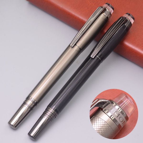 

luxury mb pen set starwaker roller ball pen with brushed surfaces and pvd-coated fittings,luxus monte pens- ballpoint pen as gifts, Blue;orange