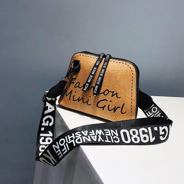 

2020 lady leather shoulder letter crossbody bag mini fashion lady shoulder bag