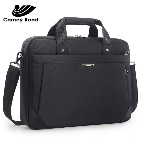 

brand business men briefcase waterproof oxford 15.6 inch lapbag causal office male messenger bag document shoulder