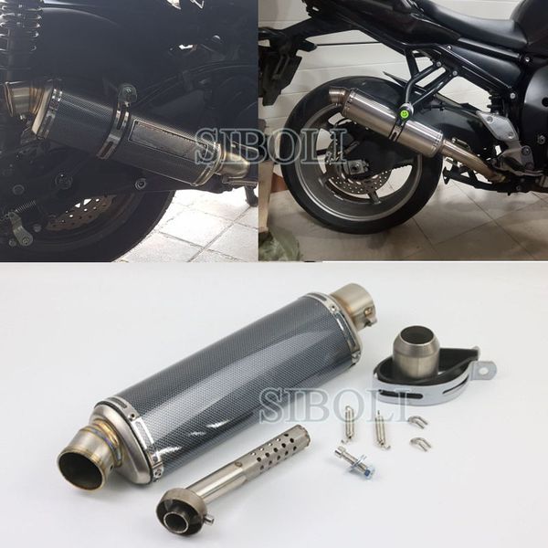 

universal 38-51mm motorcycle exhaust muffler pipe atv pit dirt motorbike 100cc-1000cc gp scooter motorbike pipe yo008