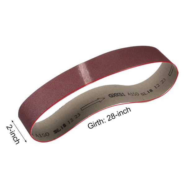 

uxcell sanding belt aluminum oxide sand belts 150 grit 3pcs
