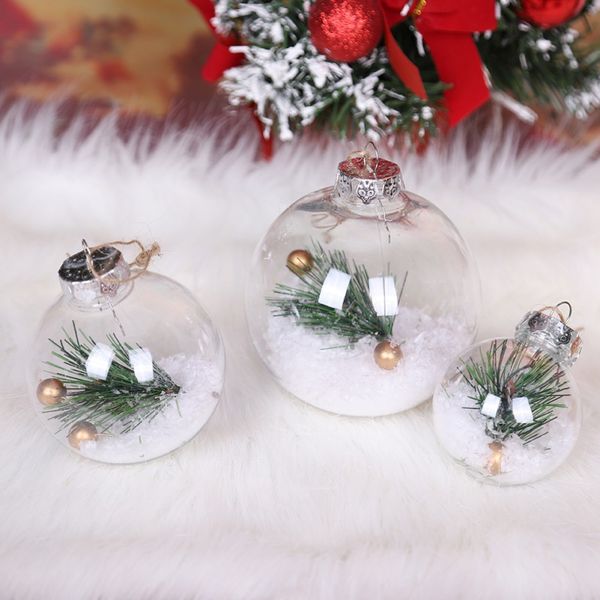 

colored feather filled clear christmas ball refillable decorative hanging ball ornaments for christmas wedding diy party decor