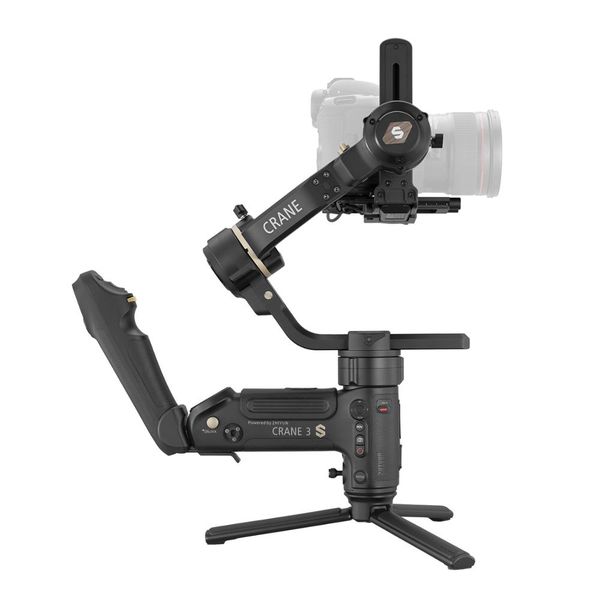 

zhiyun crane 3s/3s-e 3-axis handheld gimbal stabilizer for dslr and mirrorless cameras 6.5kg payload extendable roll axis