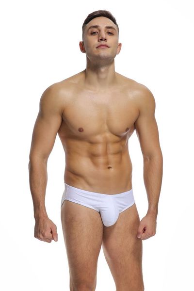

men's underwear pure cotton low waist sexy, Black;white
