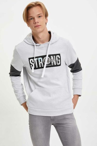

defacto man sweat shirt-l4511az19wn, Black