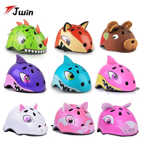 

bicycle helmet children's cartoon animal riding roller skating protective gear sports helmet riding hat skateboard
