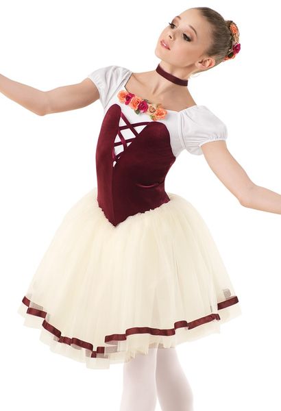 

ballet dress for children professional ballet dancewear girl velvet dress clothes and dance tage performances clothing net veil 290, Black;red