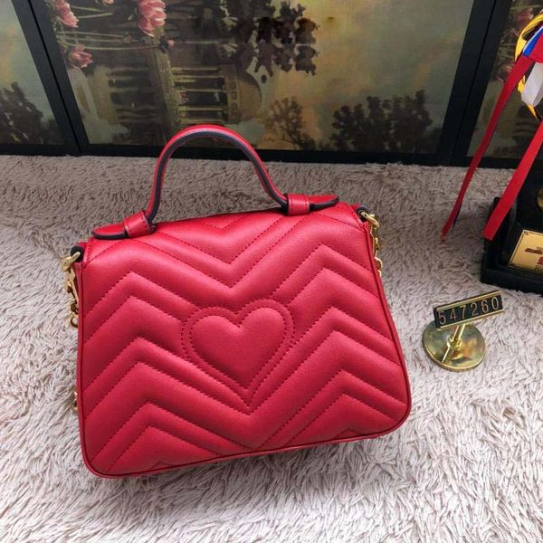 

high end designer bag g 547260 hand made genuine leather luxury clutch bag marmont women handbag with ori dustbag box dropshipping dhl free