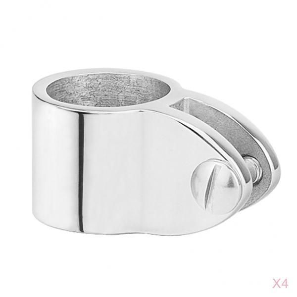 

4 x из нержавеющей стали челюсти slide clamp 1" 25мм бимини топ откидная slide место