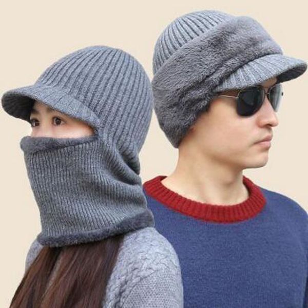 

tcare knit thicken windproof dust keep warm face mask bike motorcycle neck warmer mask for women men youth snowboard cycling hat h9fw