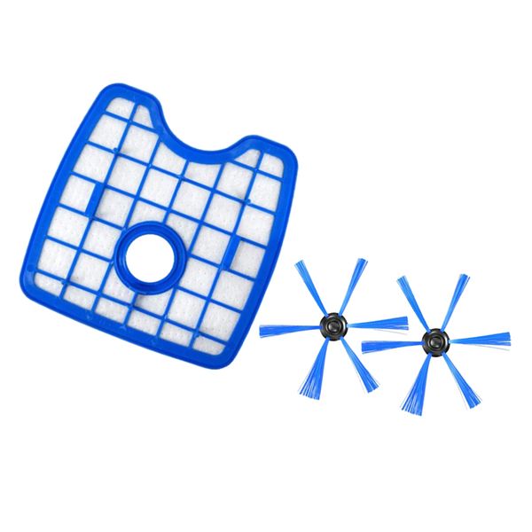 

замена hepa фильтр боковая щетка аксессуар комплект для philips fc8820 fc8810