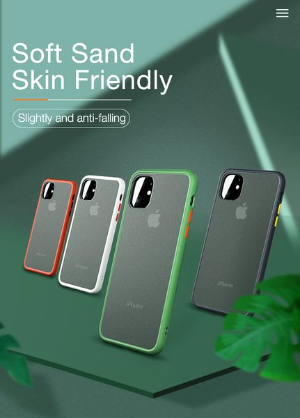 

cafele мобильный телефон чехол для iphone 11 pro max обложка мягкая tpu + pc задняя крышка ультра тонкий для apple iphone 11 shell