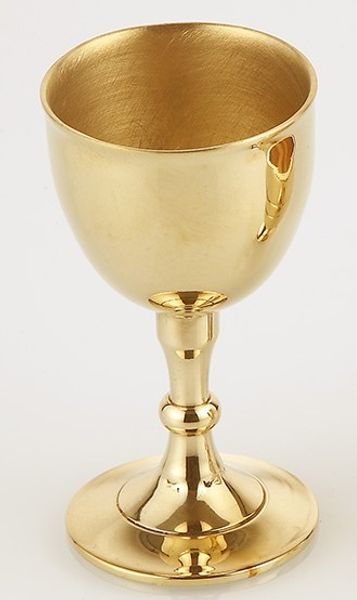

1.5 inch brass banquet goblet water cup wine glass 40ml 1505