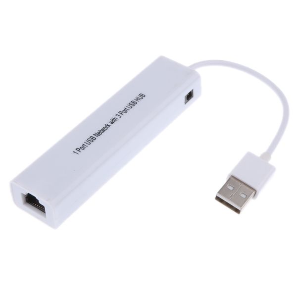 

100mbps 3 port usb 2.0 network ethernet lan rj45 wired network adapter hub
