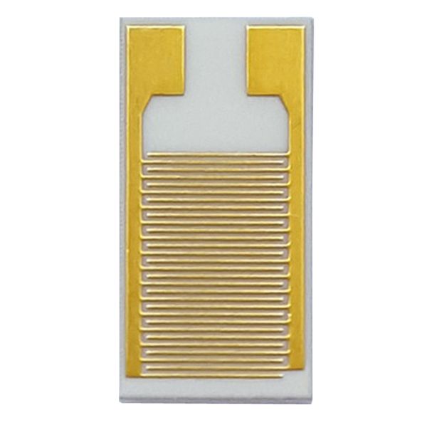 

100 microns interdigitated gold electrodes interdigital capacitor arrays medical sensor gas sensor alumina ceramic ide high stability (5mm-1