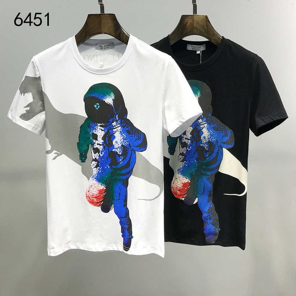 

handsome fashion design men and women t shirt pure cotton short sleeves elegant tshirt exquisite printing casual t shirt, White;black