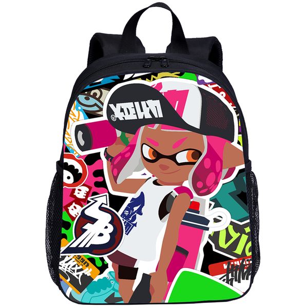 

splatoon printing toddler kids bag girls school backpacks casual travel bags splatoon 2 cartoon school bags boys children gifts