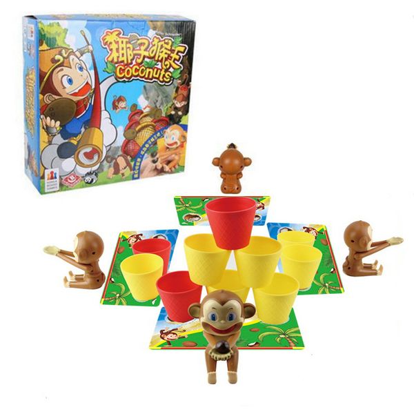 

интеллектуальная родитель-ребенок взаимодействие кокосовое monkey king катапульта логические игры настольные игры игрушки для детей взрослых