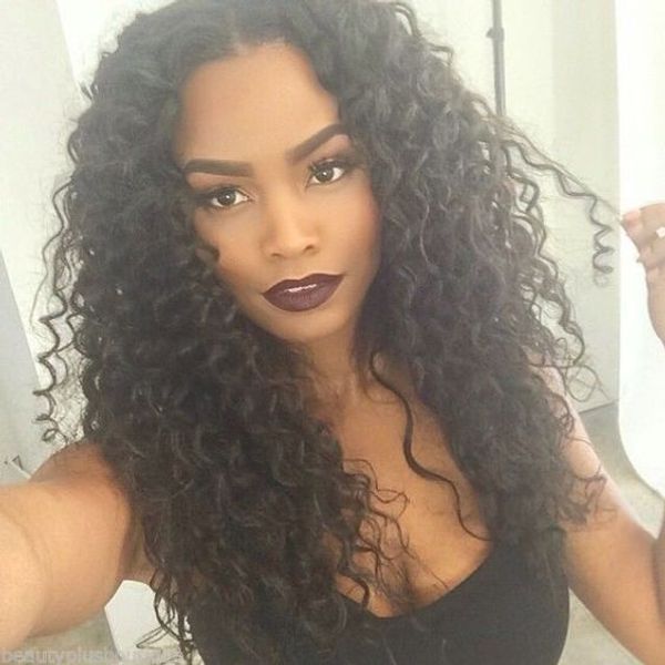 

malaysian virgin hair lace front wig curly long wigs for black women human hair glueless lace wig, Black;brown