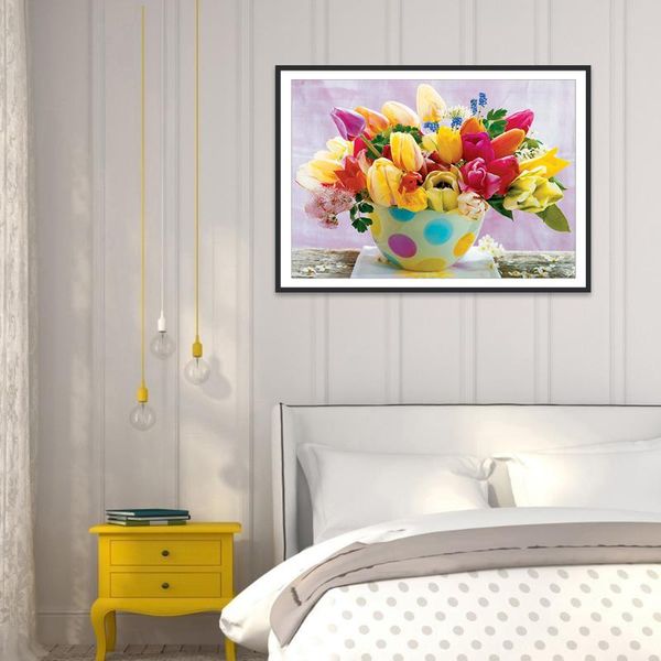 

paintings full drill diamond painting 5d diy flower pot cross stitch embroidery diyÂ craftÂ cross eco-friendly ornaments