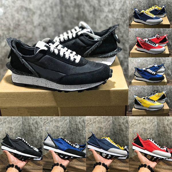 

undercover x waffle racer mens sneaker yellow blue grey black jun takahashi designer mens trainers woman sport sneakers running shoes