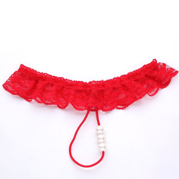 

lingerie lace g string open crotch underwear pearl thong chain thong culotte femme temptation womens panties, Black;pink