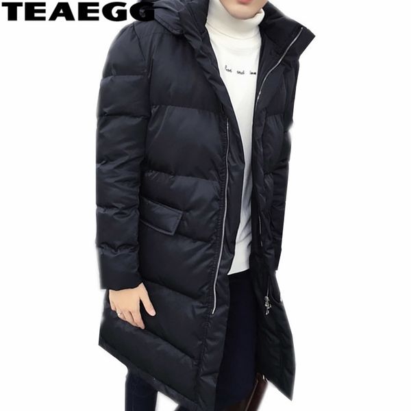 

teaegg plus size 4xl 5xl mens coats and jackets winter jacket for man clothing cotton padded long parka men coat outwear al463, Tan;black