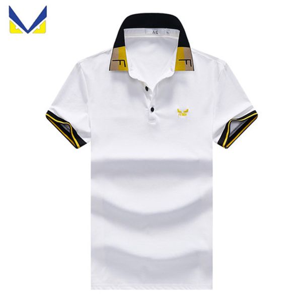 

2019 итальянский модный роскошный дизайнер FF письмо летние мужские рубашки поло FD-0