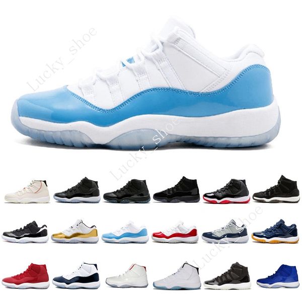 

11 11s cap and gown prom night men basketball shoes platinum tint gym red bred prm heiress barons concord navy gum blue mens sports sneakers